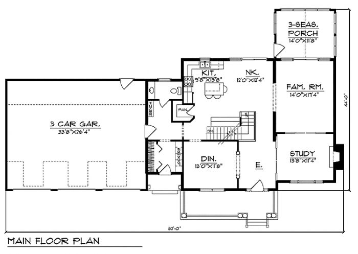 House Plan 64501
