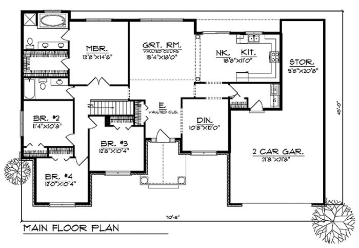 House Plan 64601