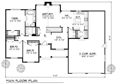 House Plan 64696