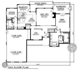House Plan 64701LL