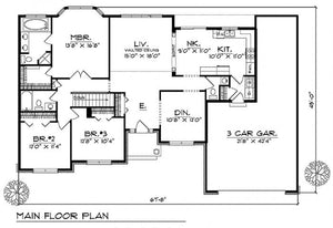 House Plan 64796