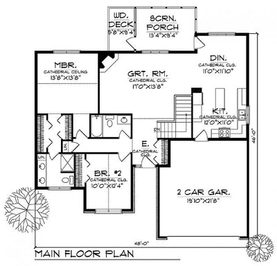 House Plan 64901LL