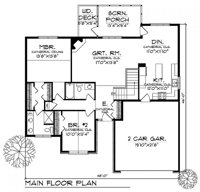 House Plan 64901LL
