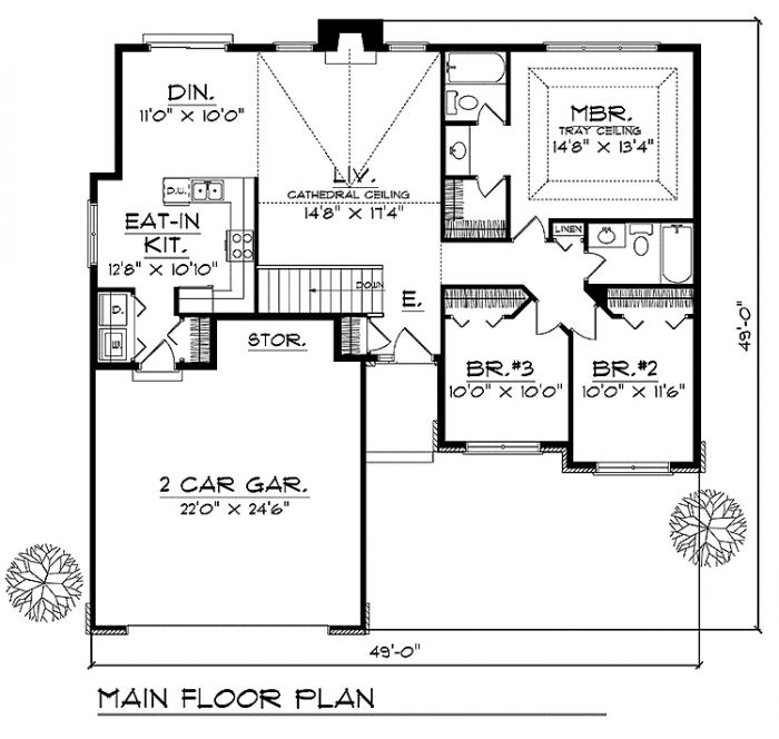 House Plan 65696