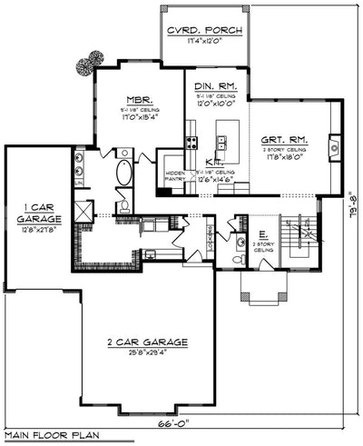 House Plan 66118LL