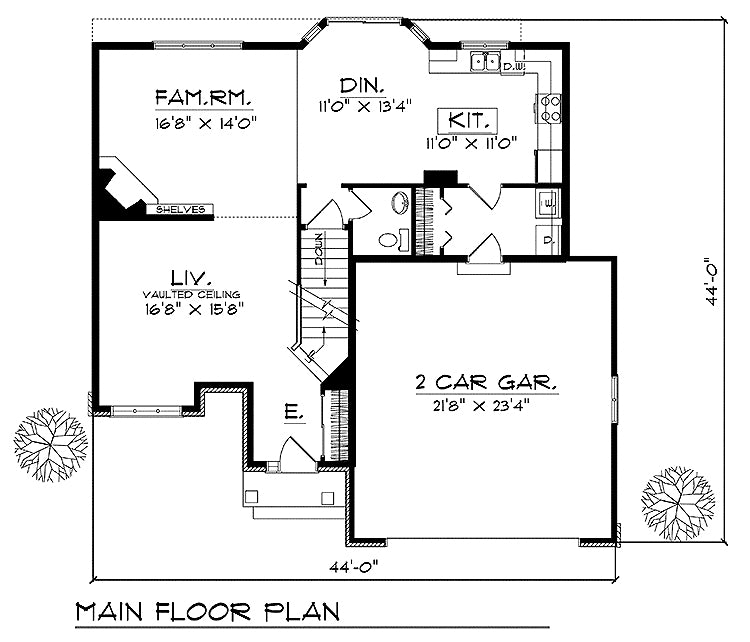House Plan 66396