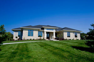 67019LL-Front-Alternate-prairie-modern-ranch-house-plans-walkout-basement-6112-square-feet.
