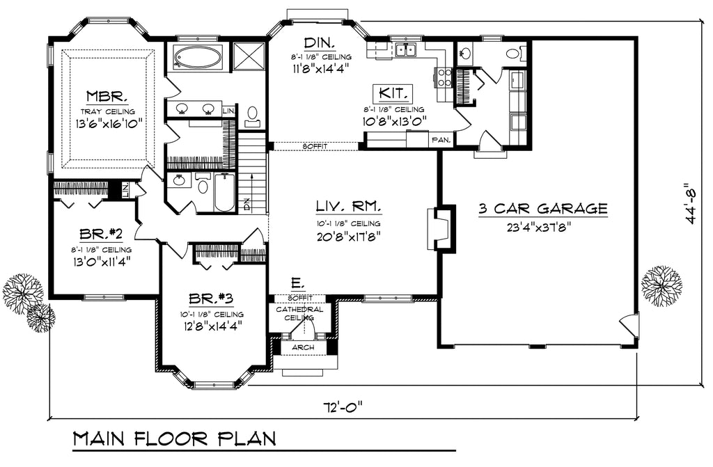 House Plan 67196T