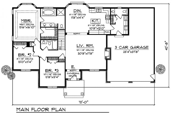 House Plan 67196E
