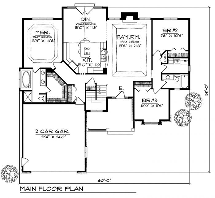 House Plan 67596