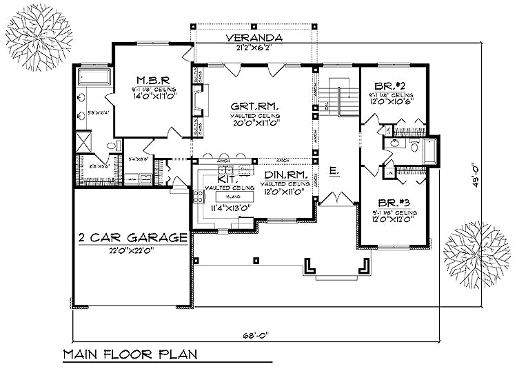 House Plan 67801