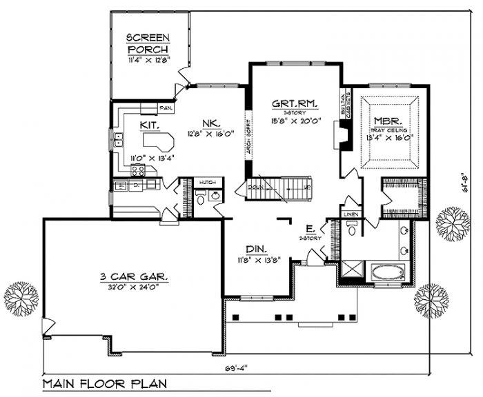 House Plan 68096