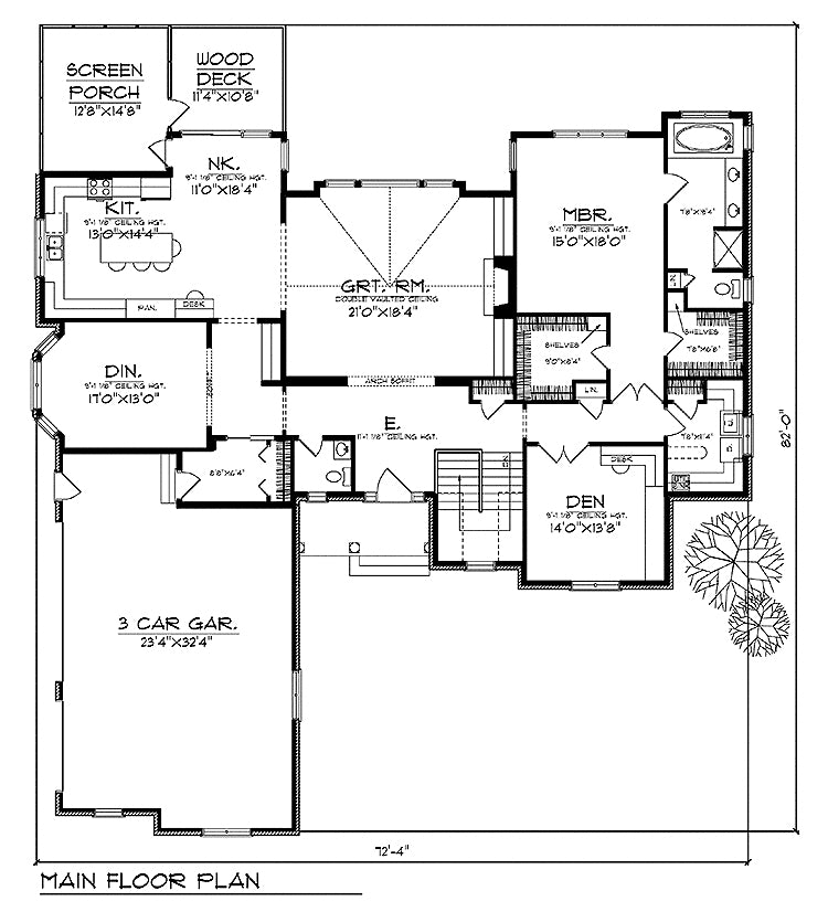    68301LL-front-traditional-ranch-house-plans-walkout-basement-3-bedroom-4-bathroom_1