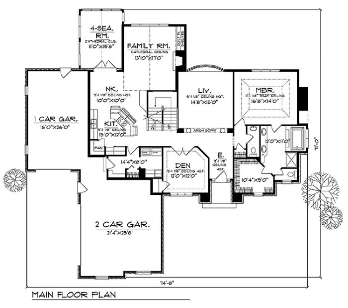 House Plan 68801