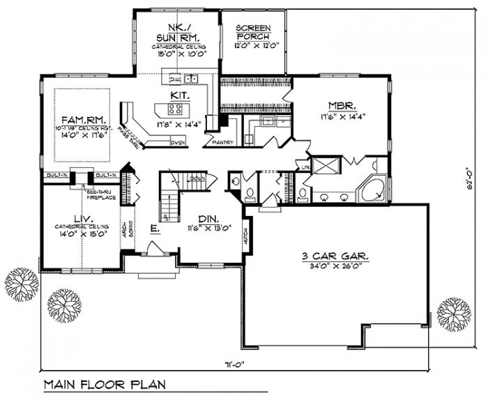 House Plan 69996