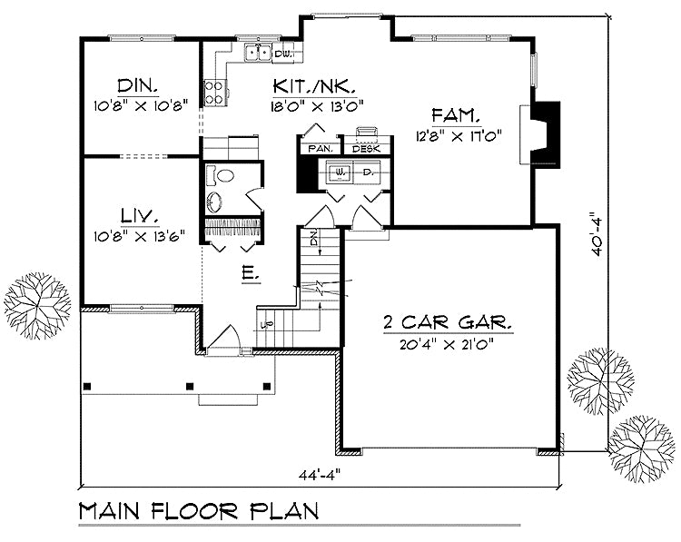 House Plan 70096