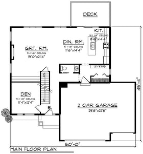 House Plan 63618