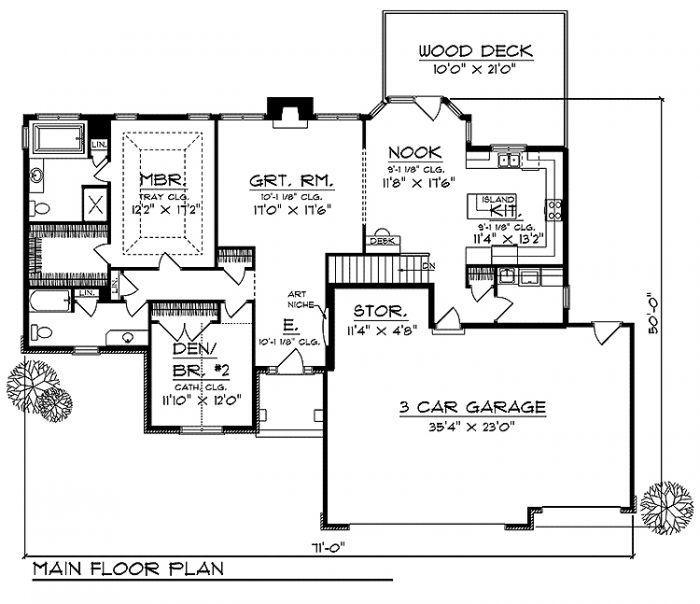 House Plan 72102