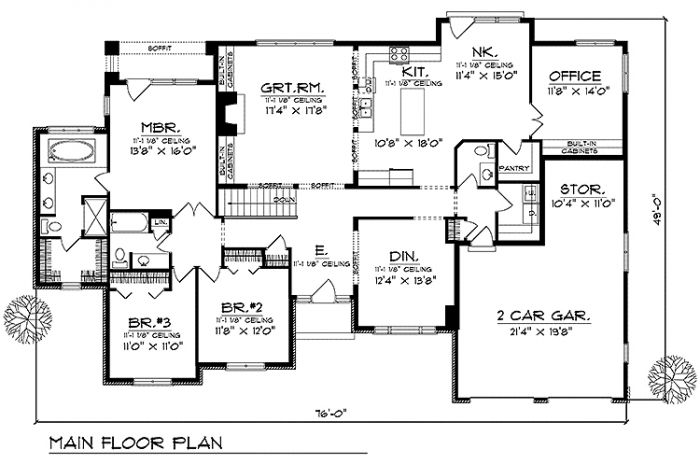 House Plan 72297