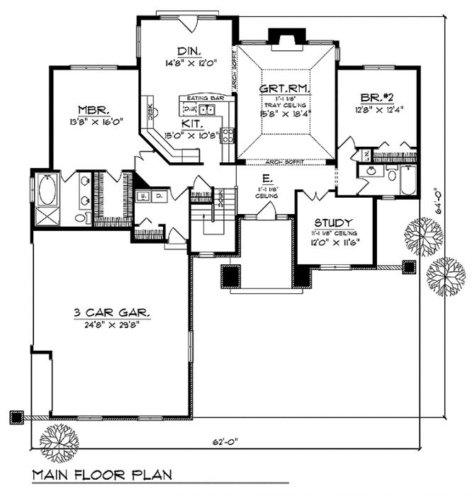 House Plan 72497