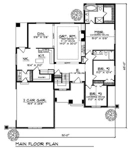 House Plan 74697