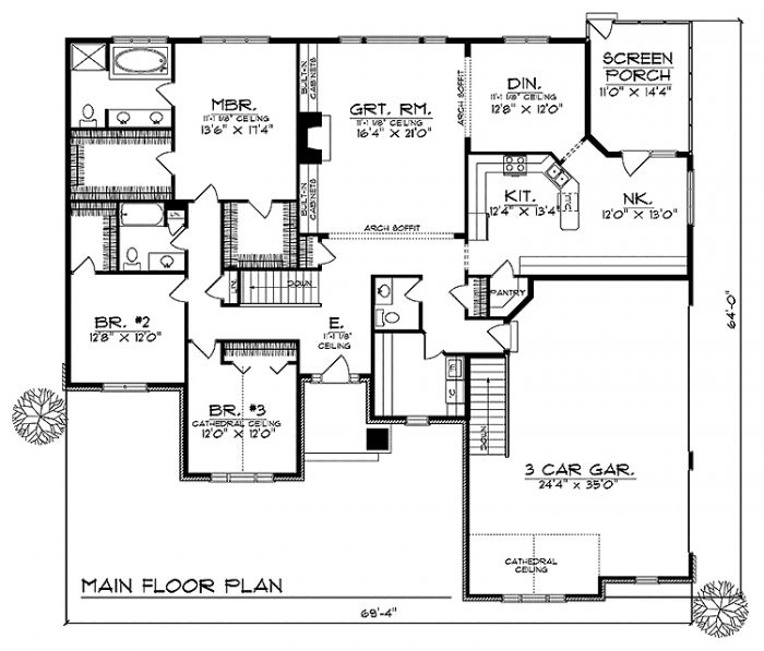 House Plan 75297