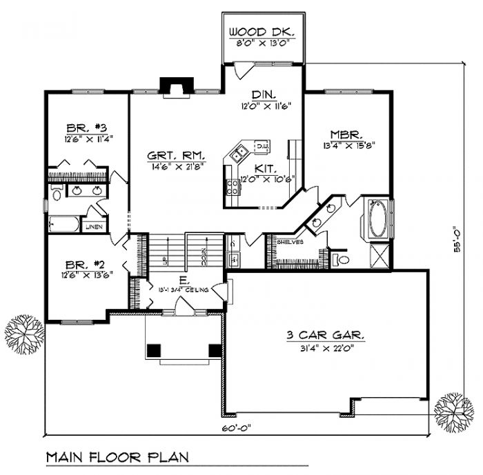 House Plan 75497