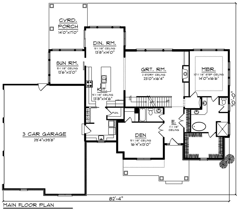 House Plan 63918