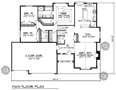 House Plan 75597