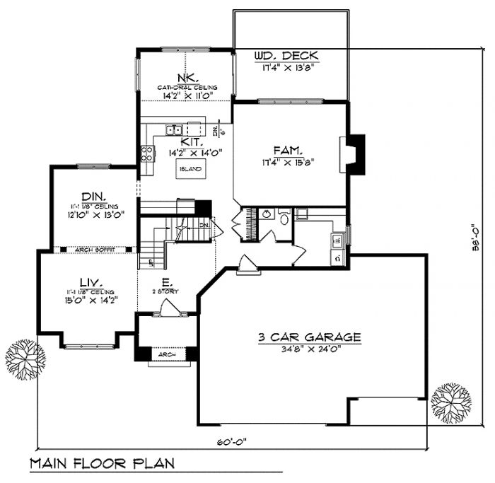 House Plan 76497