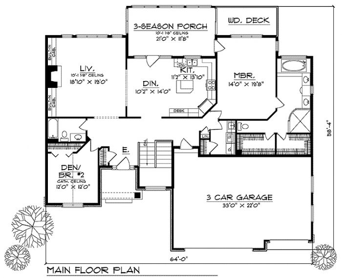 House Plan 76697LL