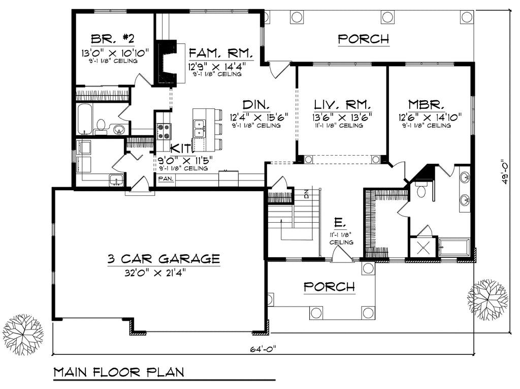 House Plan 76802