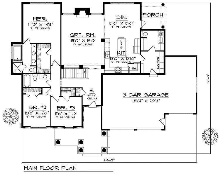 House Plan 77002