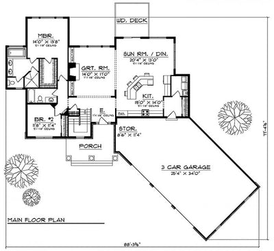 House Plan 77302LL
