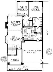 House Plan 77502