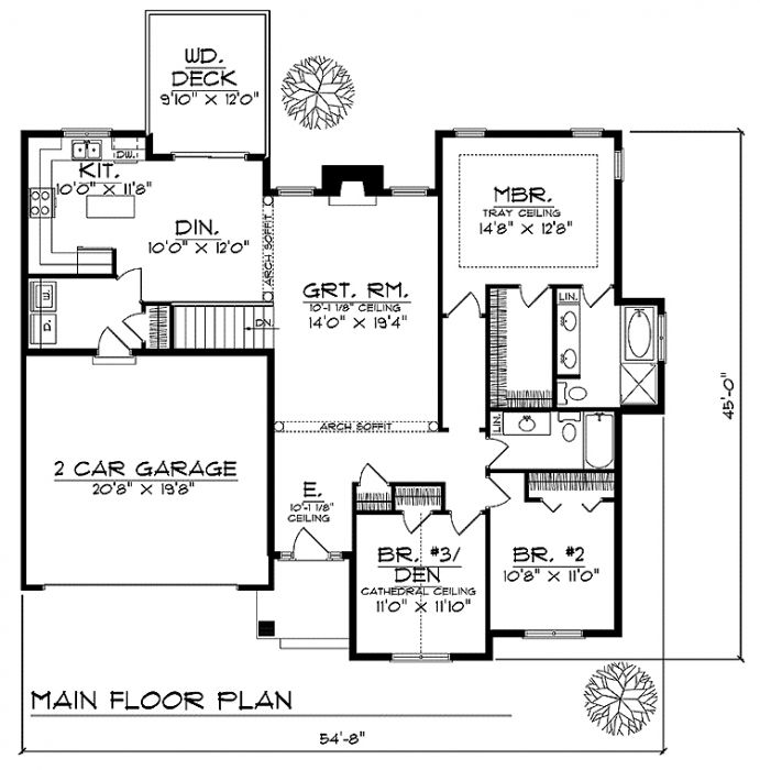 House Plan 77598