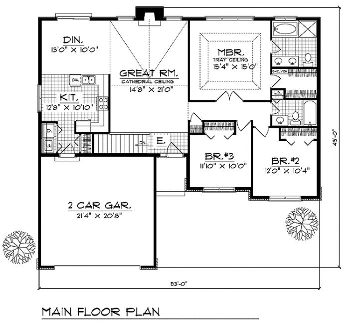 House Plan 77998