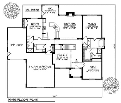 House Plan 79003