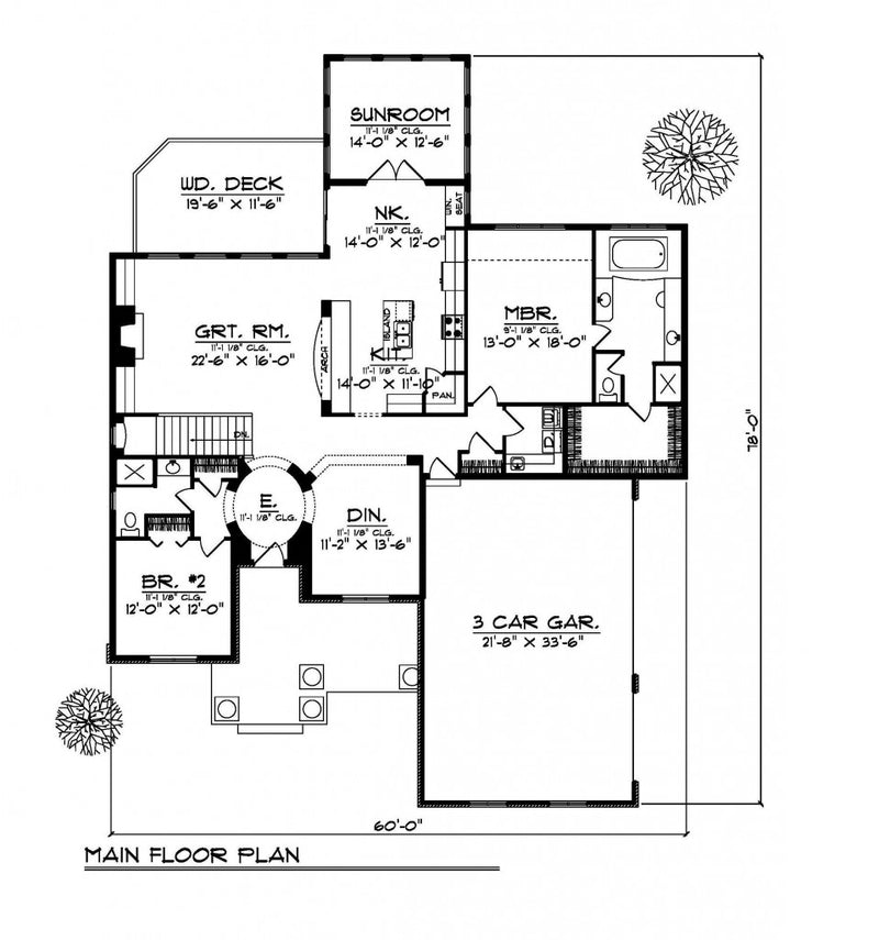    79403LL-front-craftsman-ranch-house-plans-2-bedroom-2-bathroom-2249-square-feet