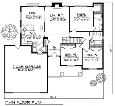 House Plan 79603