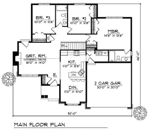 House Plan 79698