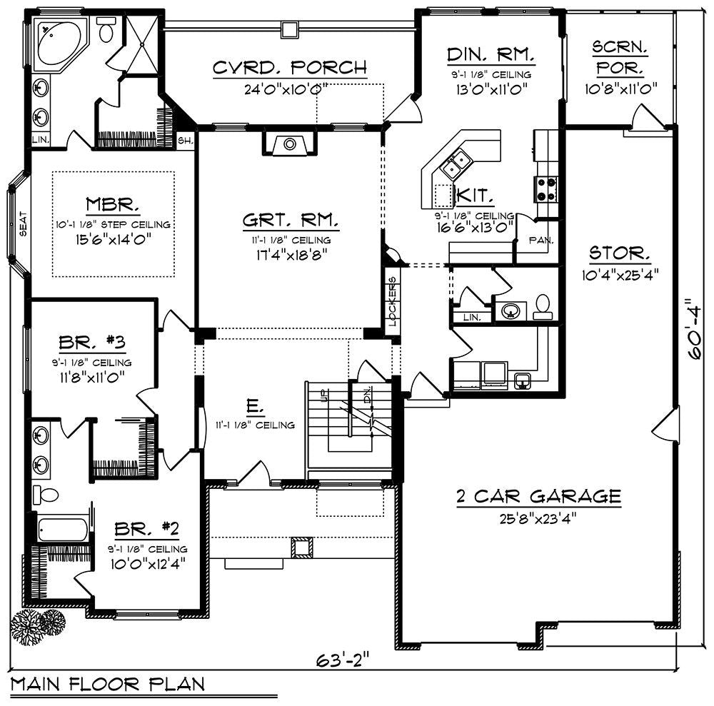 House Plan 60417