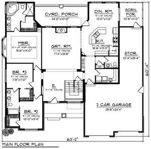 House Plan 60417