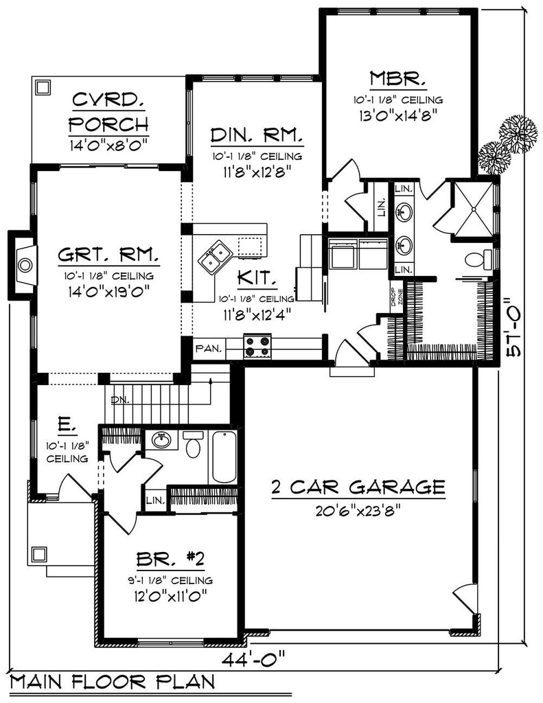 House Plan 55716