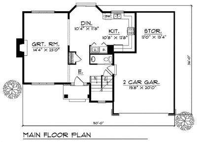 House Plan 80198