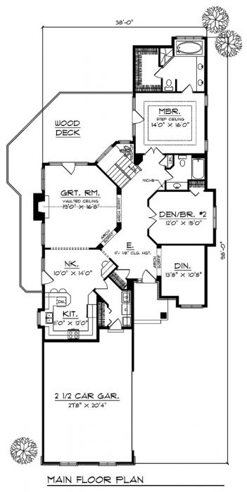 House Plan 80598