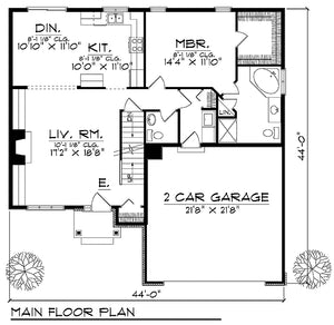 House Plan 80603