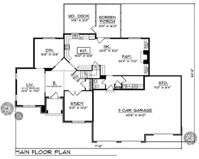House Plan 80698