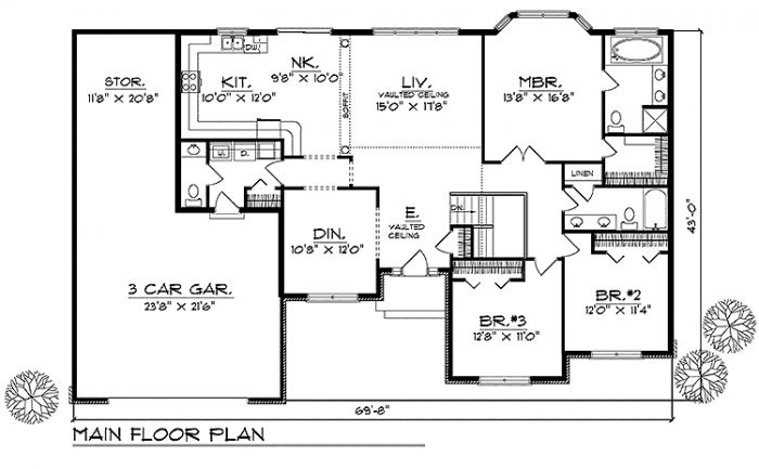 House Plan 80998