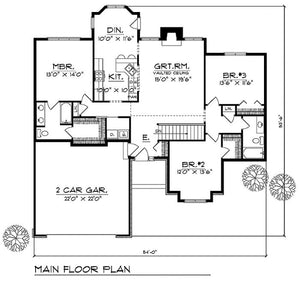House Plan 83999